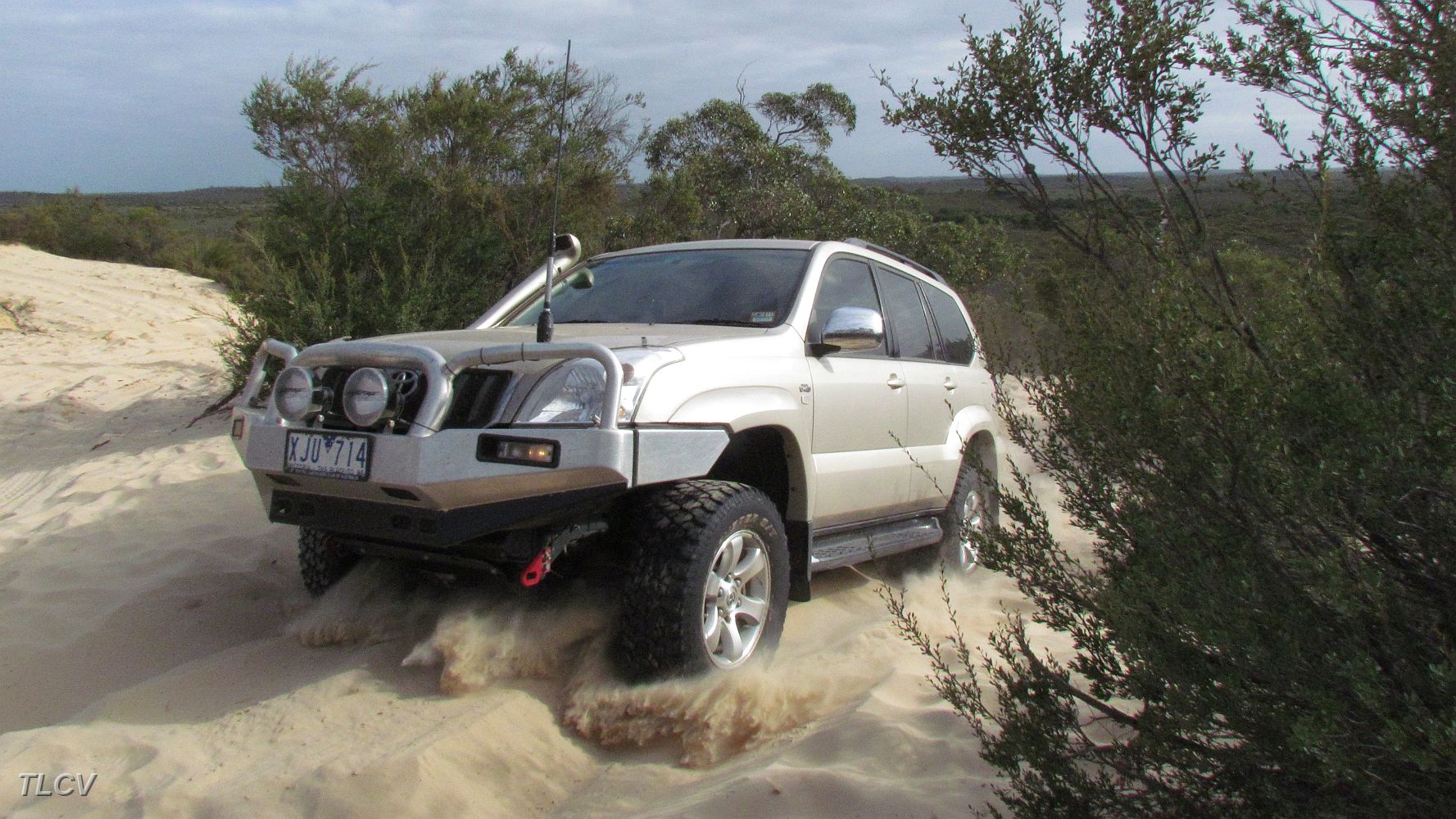 33-Goldie makes it up the final big dune.JPG